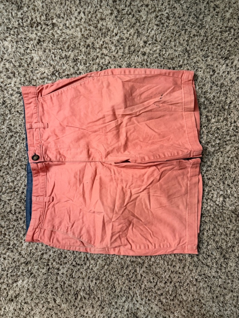 George Men's Chino Shorts Trio - Teal, Lavender, Coral [2 WITH MISSING BUTTONS] - Picture 8 of 15